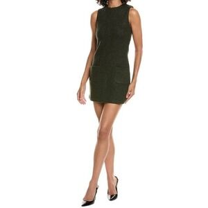 Amanda Uprichard Wool Blend Sleeveless Pocket Mini‎ Dress Career